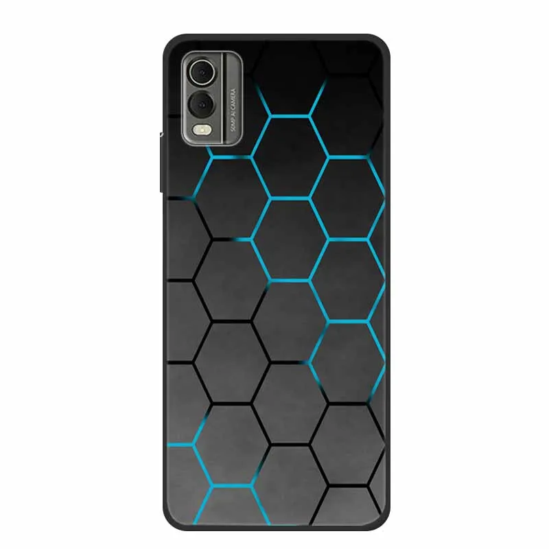 Luxury TPU Soft Silicone Back Cover with Lovely Floral Design - Shockproof Phone Protector