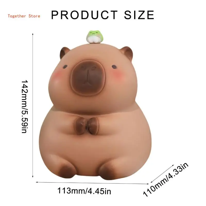 Capybaras Saving Banks for Kids, Small Size Plastic Coin Banks for Birthday 6XDD 6