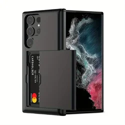 Premium Wallet Case with Card Holder - Sleek and Functional Design - Galaxy S20 (Black)