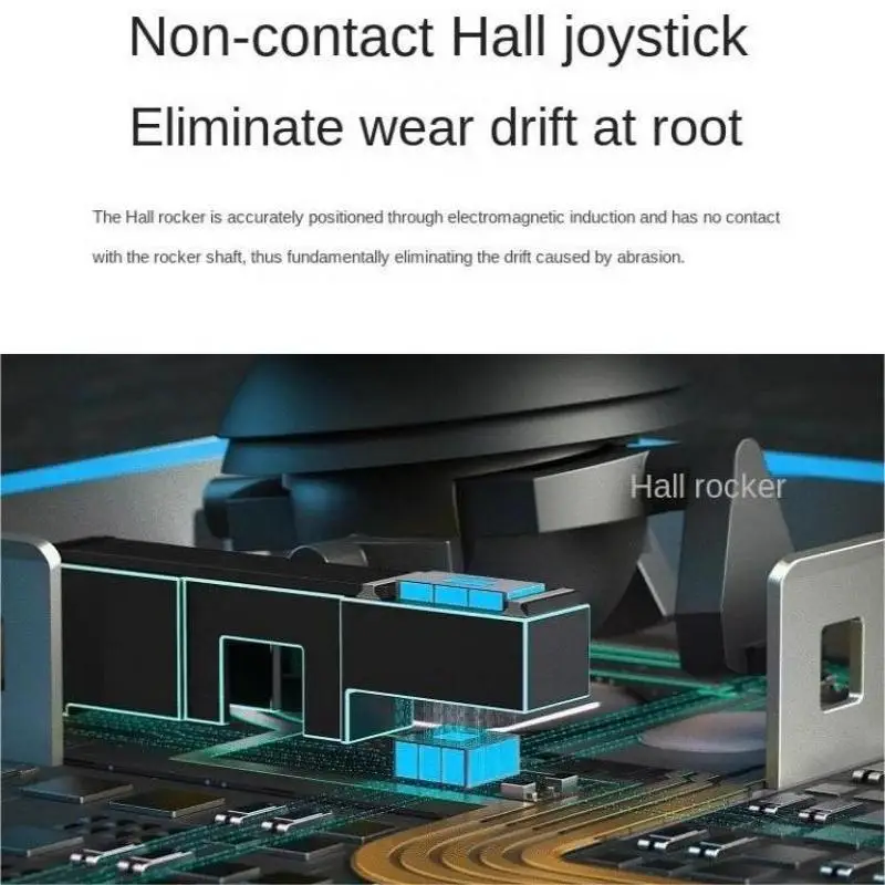 Game Joystick AOLION for Switch Joycon Hall Joystick Drift Original Joystick For Nintendo OLED Gaming Console Lite Handheld