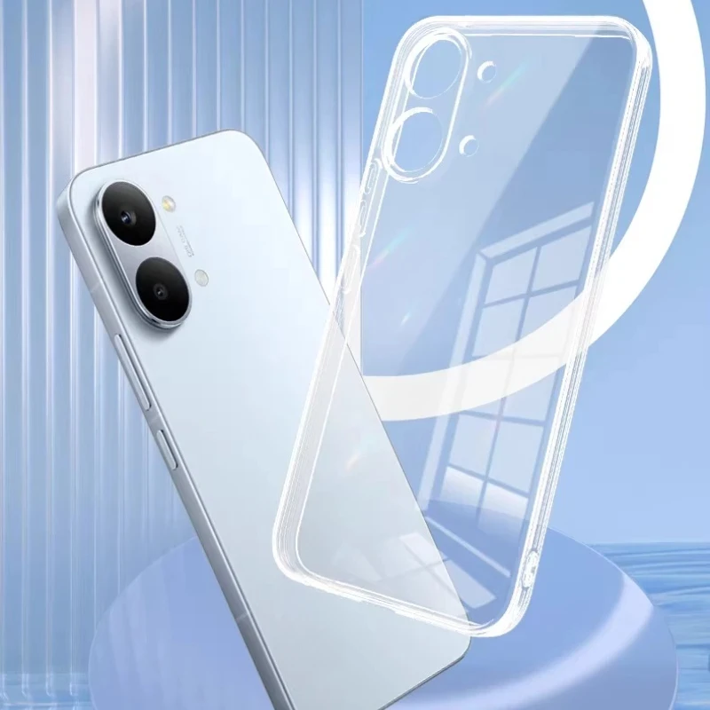 Slim Clear Soft TPU Phone Case - Transparent Silicone Back Cover for Xiaomi Redmi Turbo5 Max