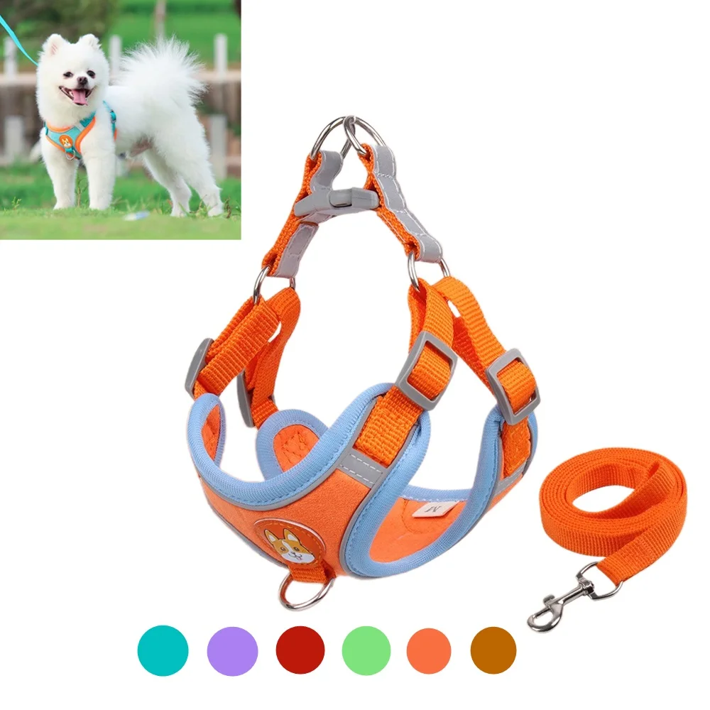 Luxury Harness For Dogs With Leash Set