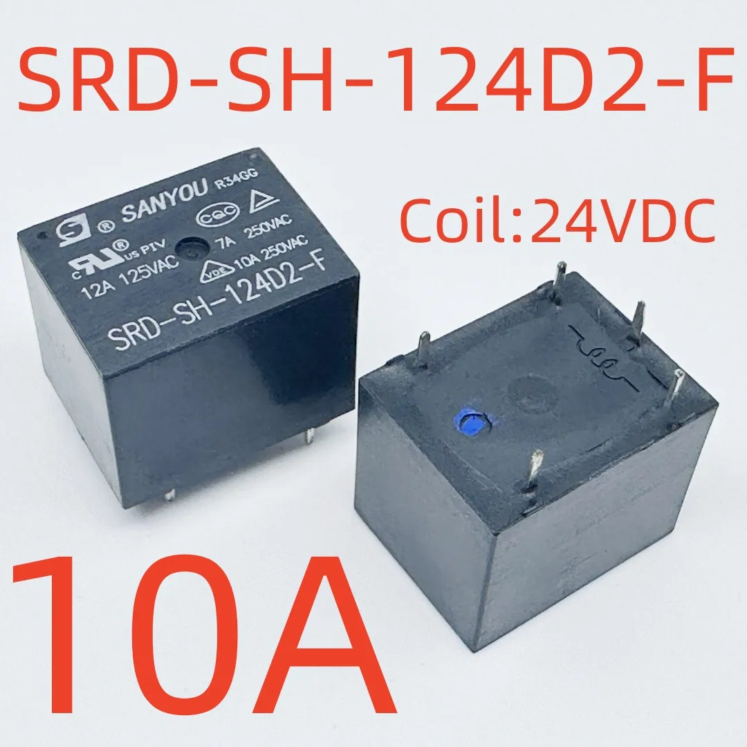 ใหม่ SRD-SH-124D2-F (T73C-Coil:24V-10A) รีเลย์ 5 พิน 1