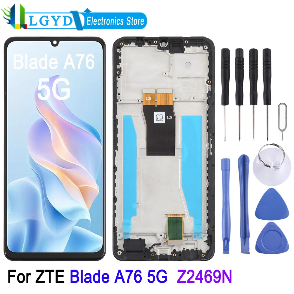 6.75-inch LCD Screen with Frame - High-Quality Display Touch Repair Replacement