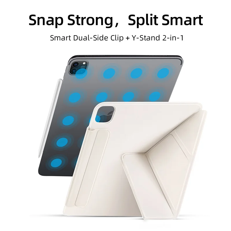 Premium Folio Case with Magnetic Closure and Y-Fold Design