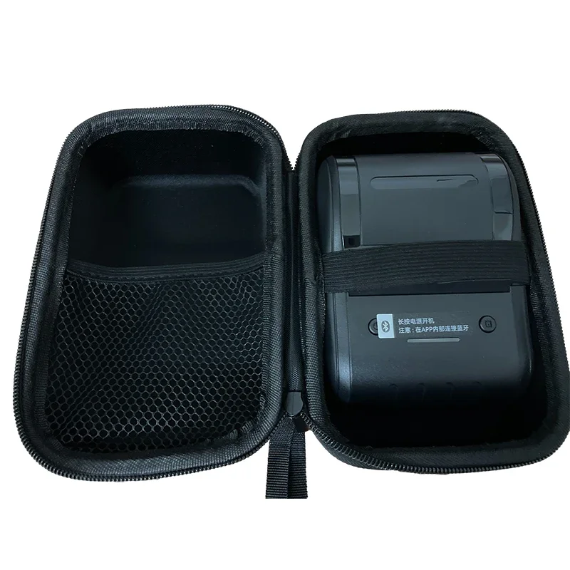 Bolsa Preta para Niimbot Impressora Térmica de Etiquetas Modelo Zipper b1 B21 B203 - Imagem 4