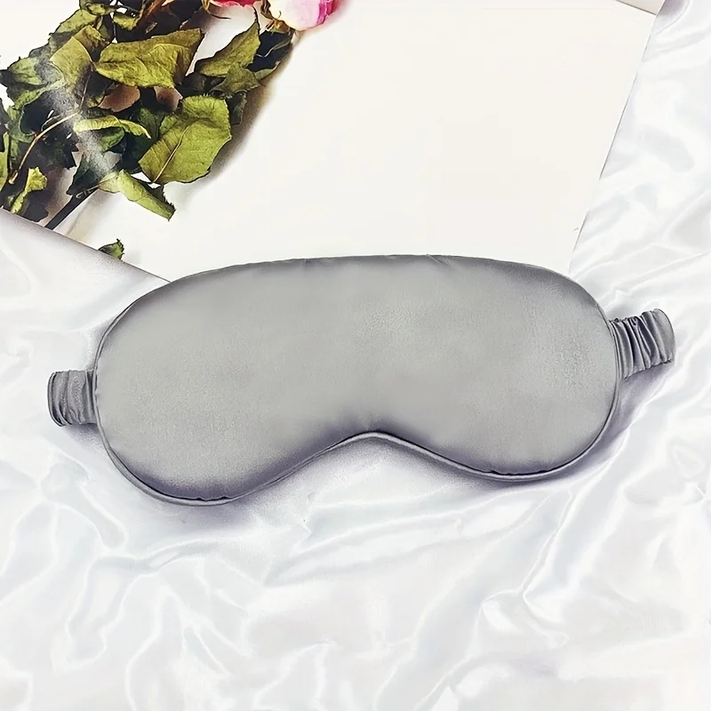 Double-sided imitation silk sleep eye mask image 8