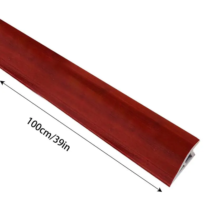 Floor Transition Strips PVC Laminate Floor Strip Adhesive Threshold Molding Trim Flat Divider Strip For Uneven Floors