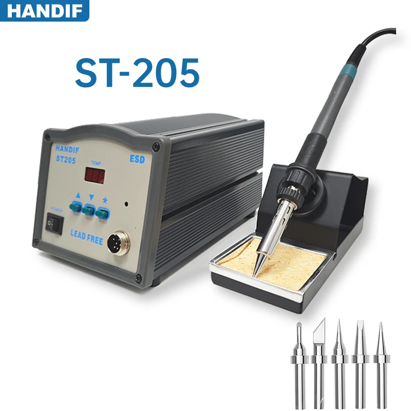 

Handif ST-205 Soldering Station Repair Tool Professional Welding Equipment Heating Lead-free Soldering Iron for Phone Repair