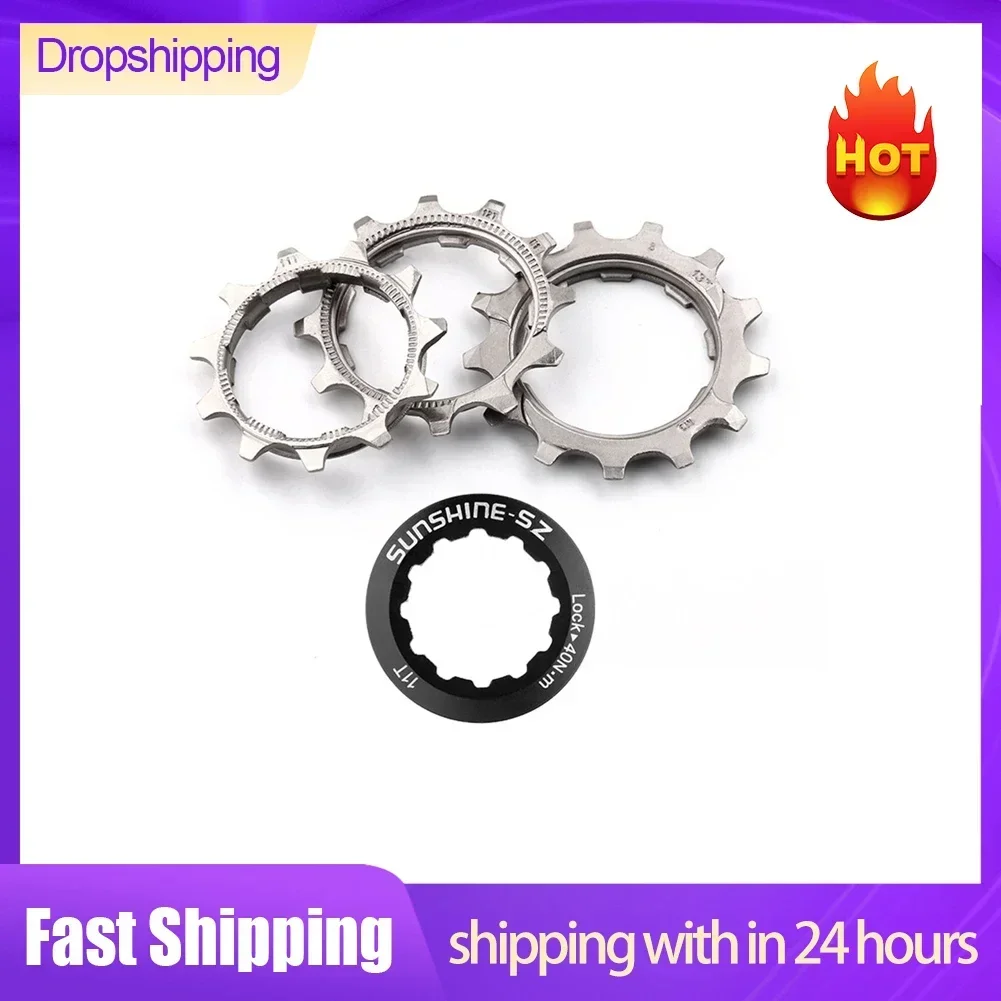 Bicycle Sprocket 8 9 10 11 Speed 11 12 13T Steel Tooth Freewheel Road Mountain Bike Cassette Cog Bicycle Sprocket Accessories bicycle cassette bicycle sprocket gear bike sprocket bike freewheel