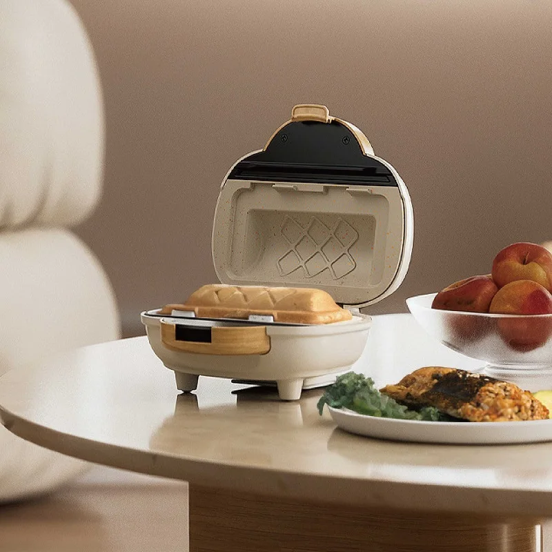 500W Sandwich Machine Fast Breakfast Machine Home Hot-pressed Toasted Non-stick Bread Mini Panini Multi-function Toaster