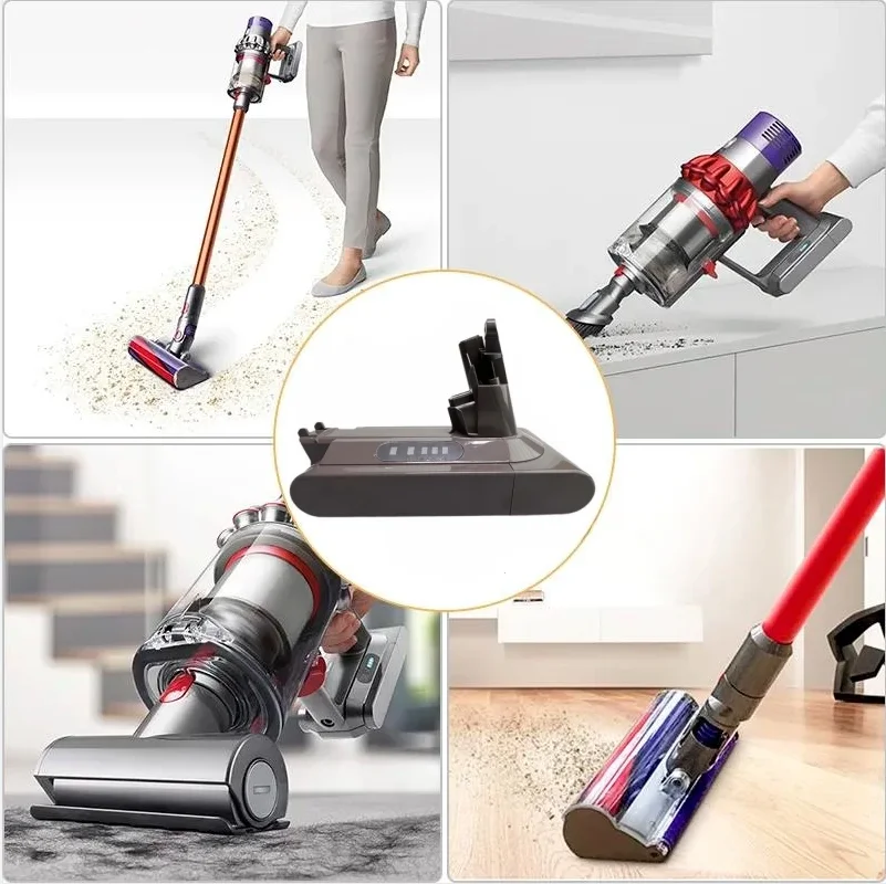 Per Dyson V10 Sv12 Batteria Ricaricabile 25.2V 6000Mah Cyclone Aspirapolvere Batteria