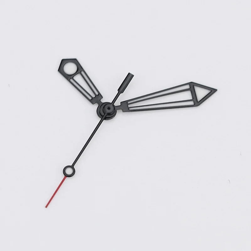 Polished Black Seamaster 300m NH35 Hands C3 Lumen Aiguille For Seiko Mod Watches Needles Pointer Replacement Parts