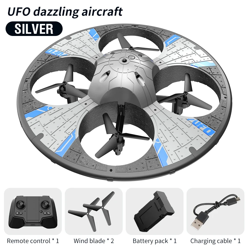 성인 및 어린이용 폼 Rc 드론 장난감, Uav Ufo 조명, 장애물 회피 쿼드콥터, 항공 사진, 4 축 리모컨 항공기