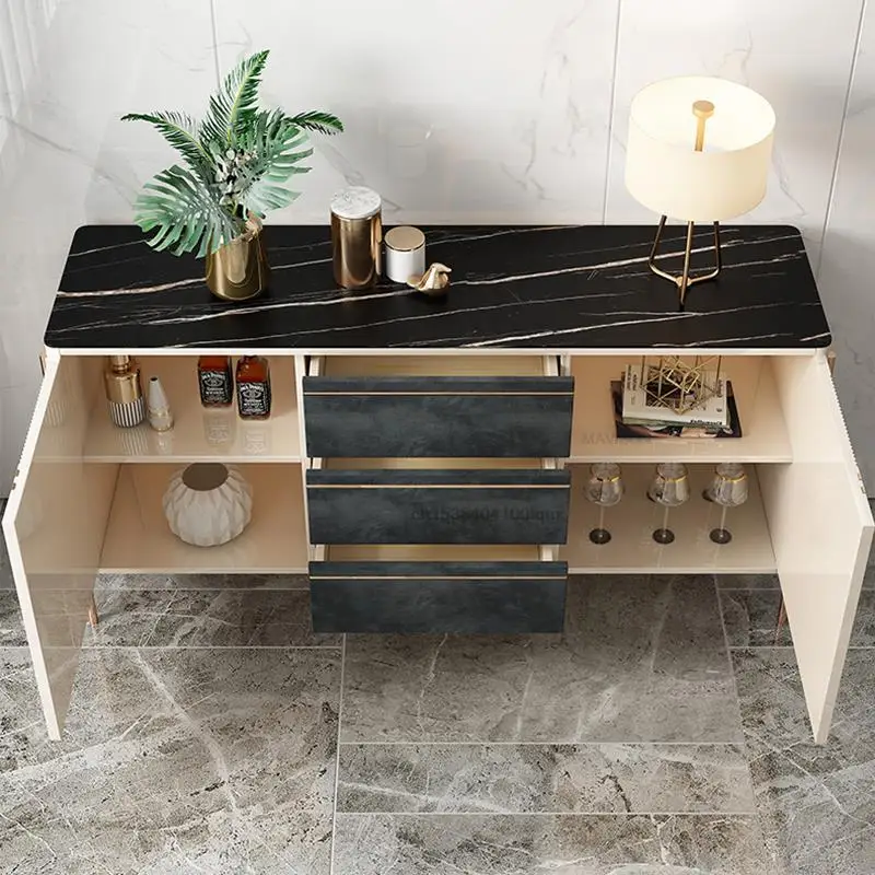 Dining Room Storage Display Cabinet Space-Saving Household Indoor Furniture Hot Sale Simple And Modern Cupboard For Living Room
