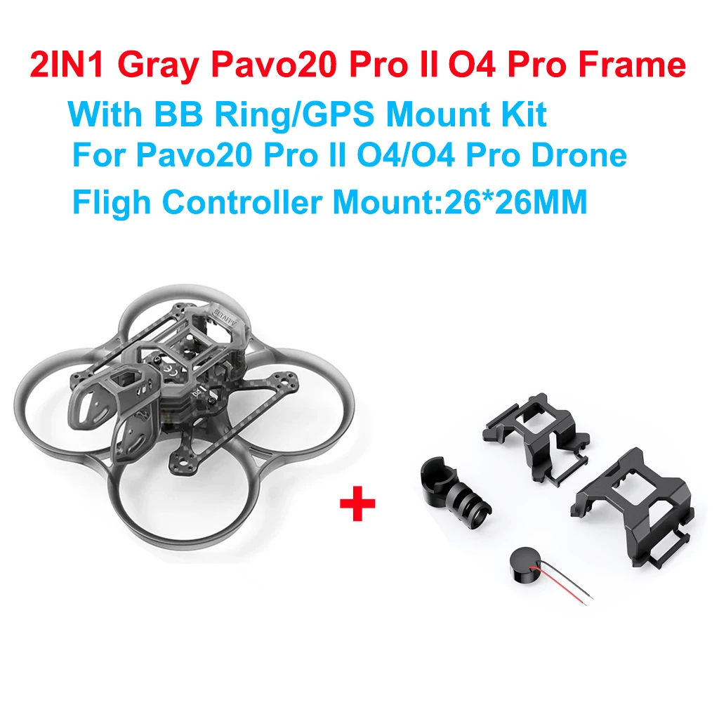 BETAFPV Pavo20 PRO Brushless BWhoop Frame with HD VTX Bracket and 93.7mm Wheelbase