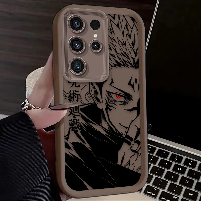 Gojo Satoru Jujutsu Kaisen Hot Line Art Phone Case