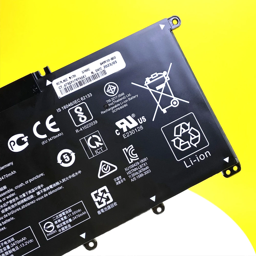 Bateria para hp Pavilion 14-cf0xxx 14-ce000 15-cs0037tx 15-cw1000au 15-da0043tx 17g-cr0000tx 15s-dy0002tx 15s-du1008tx Ht03041xl - Imagem 3