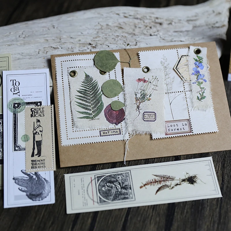 Scrapbooking 미적 서예 식물 꽃 디자인 패브릭 카드 정크 저널 장식을위한 전송 스티커에 레트로 문지름