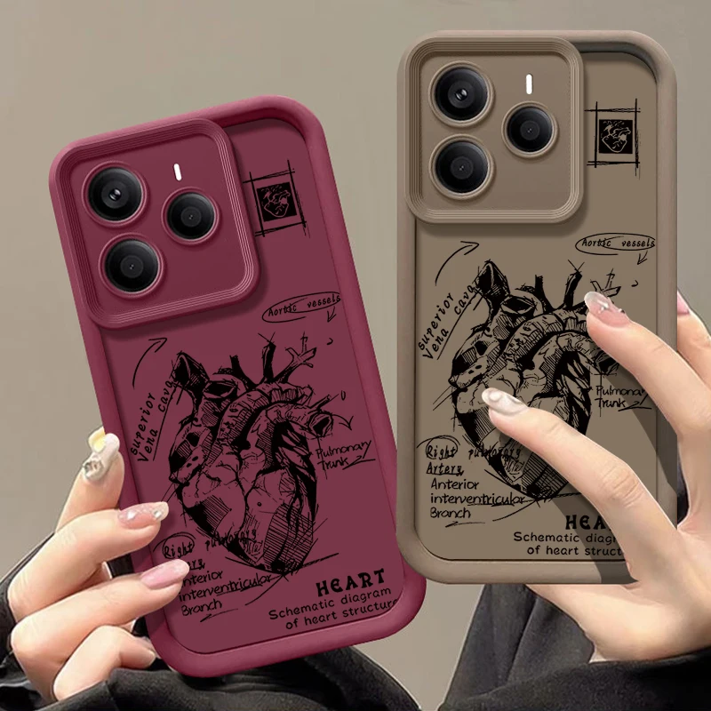 Creative Cardiovascular Design Heart Medical Pattern Phone Case