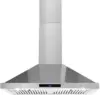 Wall Mount Kitchen 30 inch Duct Convertible Range Hood 700CFM, 3 Speed Fan LED Light Range Hood USYS0375A 1