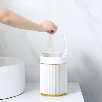 4L Smart Sensor Desktop Trash Can