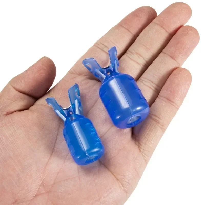 ABS Plastic Squid Jig Hook Protector Fishing Jigs Lure Covers Hooks Safety Caps Fihsing Tools for Fishing Lovers S L size 10pcs