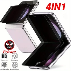 Premium Privacy Screen Protector - Elastic Hybrid Films (4 - Pack) - 2Inner  2Front Film (2Inner  2Front Film)