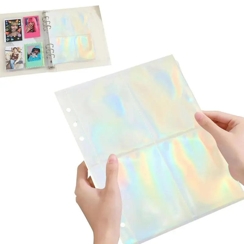 

Photo Card Album Binder Kpop Loose-Leaf Album 3 Inch Waterproof Photo Binder Flexible Detachable Binder For Students Storage For