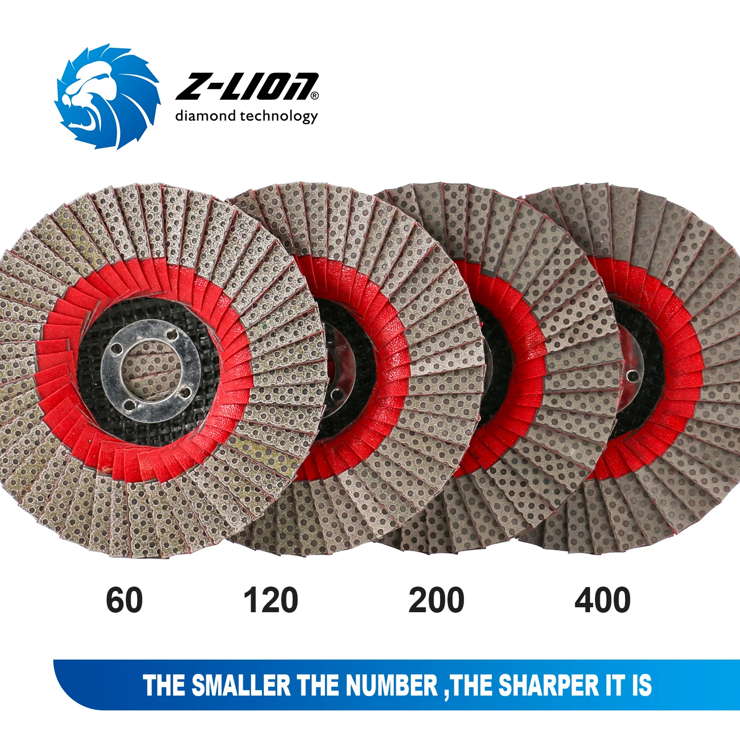 Z-LION 4 Inch 100mm Diamond Grinding Wheel Disc Diamond Coated Flat Wheel Disc Glass Stone Grinding Cutting bowl Shape