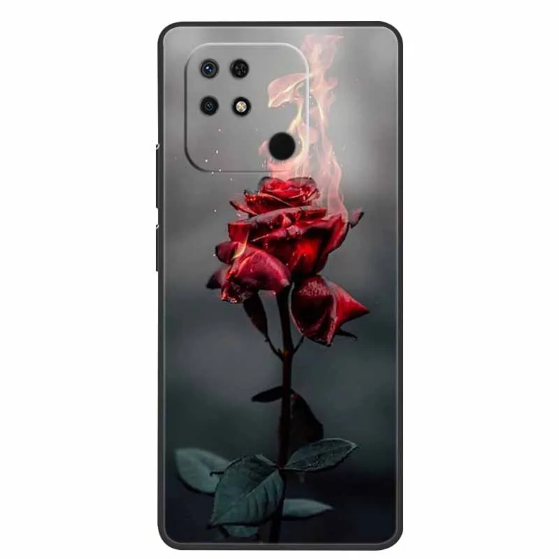 Wolf and Lion Design Soft Silicon Phone Case - Cute Cartoon Back Cover