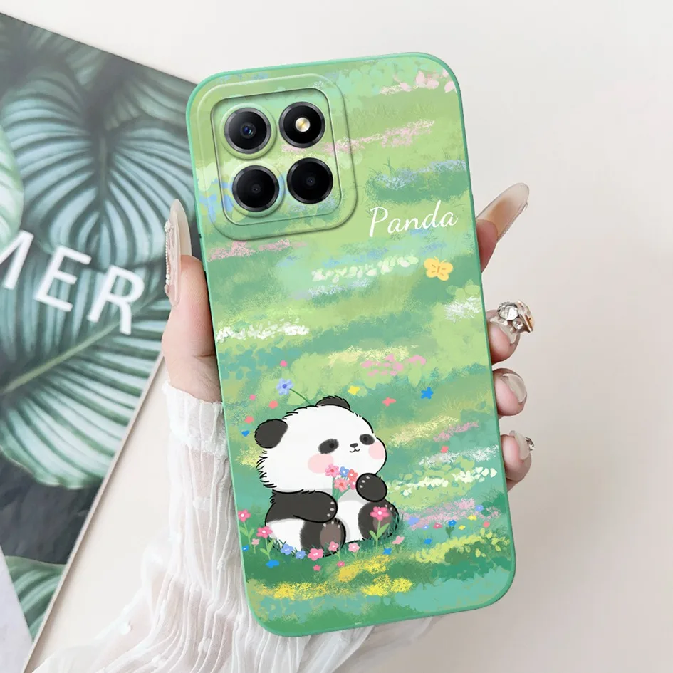 Cute Panda Shockproof Silicone Phone Case - Soft Animal Design Cover