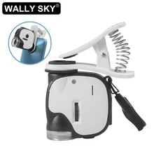 

Smart Phone Clip Type Microscope 55X Jewelry Magnifier Portable Mini Microscope with LED / UV Illumination
