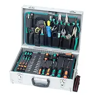 Electronics Repair Kit with Aluminum Case & Soldering Iron Set 1