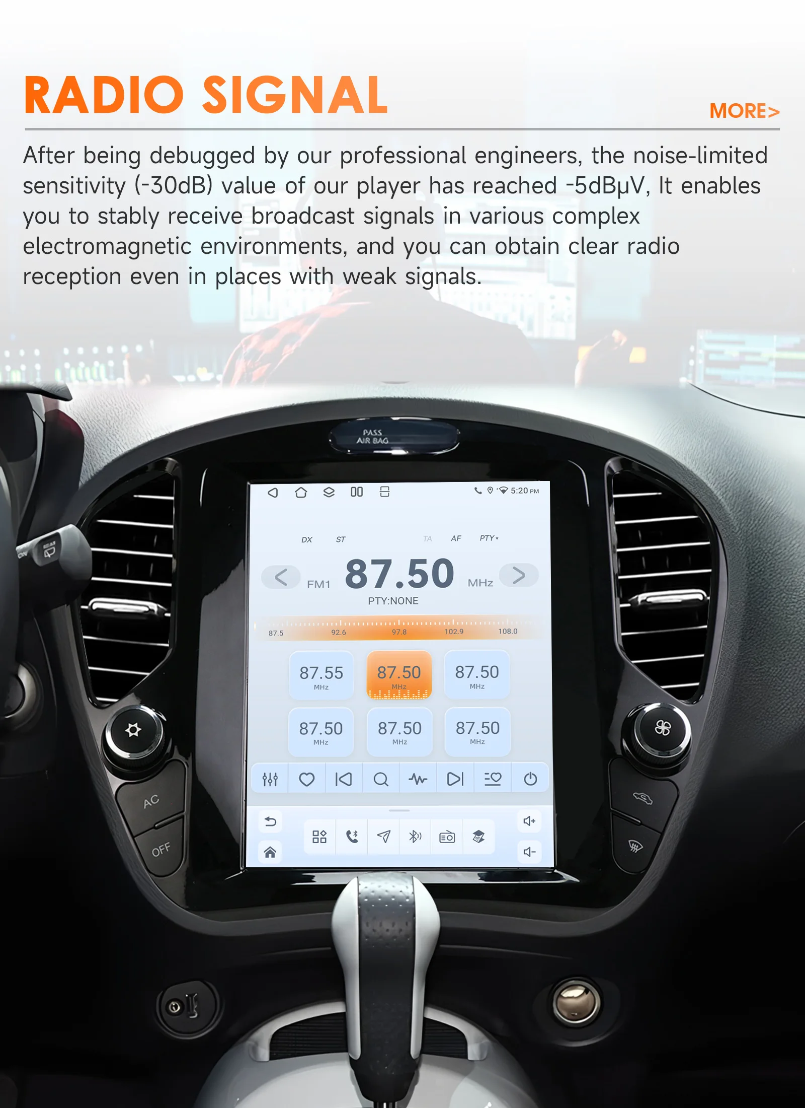 9,7-Zoll-2DIN-Carplay-Android-14-Autoradio für NISSAN Juke 2011-2018 Infiniti ESQ 2014-2019 Multimedia-Player 6115 8-Kern-GPS-Bildschirm – Detail 19