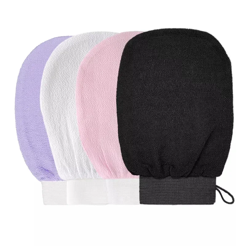 Dead Skin Facial Massage 1PC Scrub Exfoliating Gloves Back Scrub Gloves Durable Multi Color Deep Cleansing Towels For Shower