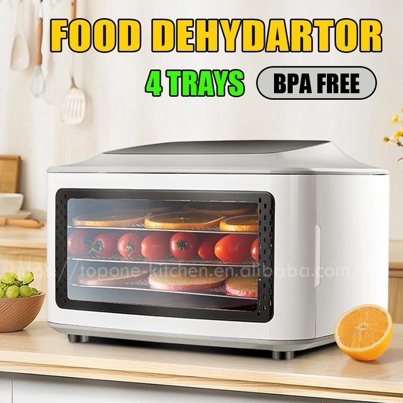4 trays Food Dehydrator for sale home dehydartor machine dryer for fruit and vegetable 6