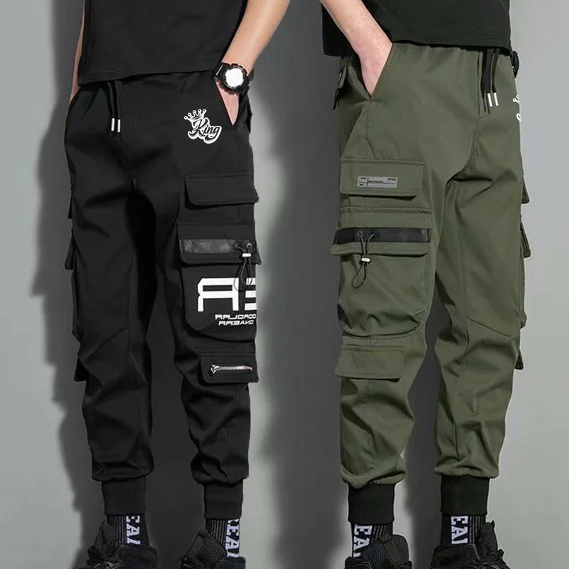 New Hip Hop Joggers Cargo Pants Men Harem Pants Casual Multi-pockets Trousers Black Green Sweatpants Streetwear Casual Men Pants