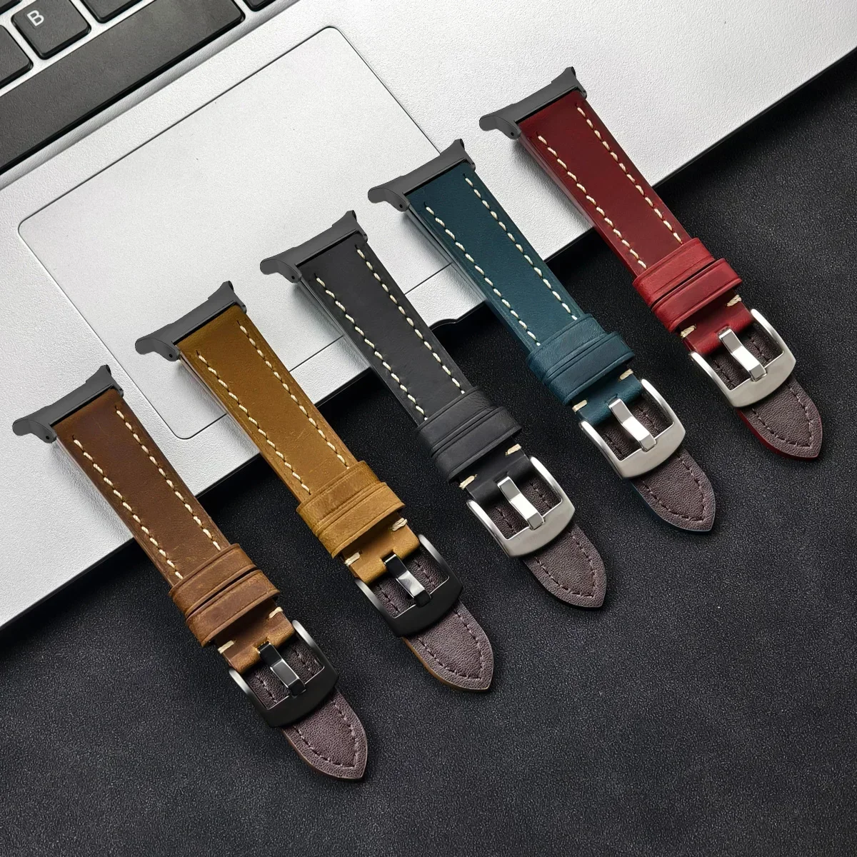 لا توجد فجوات حزام من الجلد لساعة سامسونج جالاكسي...