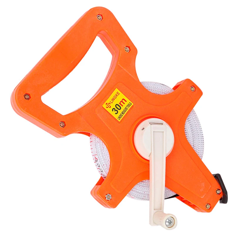 30/50/100M Handheld Fiberglass Tape Measure High-precision Wear-resistant Retractable Tape Ruler Woodworking Measuring Tools tape measure measuring tape measuring ruler
