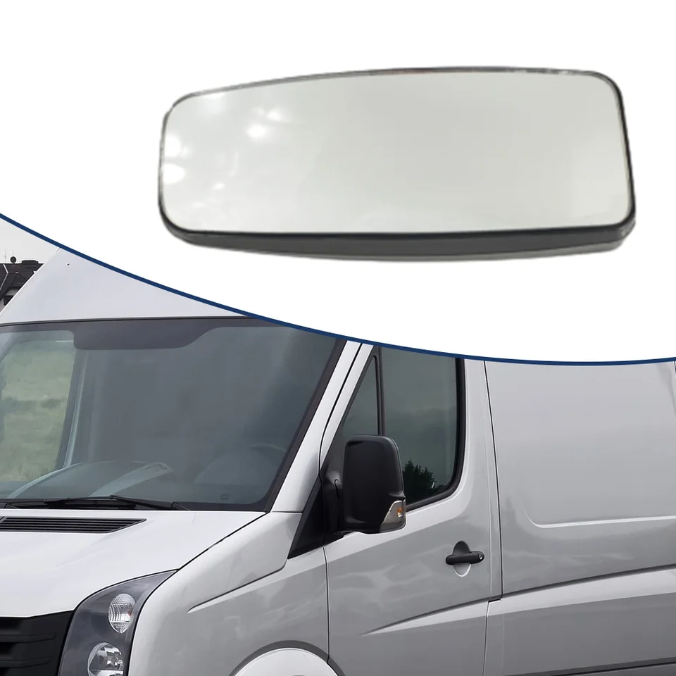 Satin Chrome Rétroviseur Bordure Housses Set Pour mercedes sprinter w907 (2018 e
