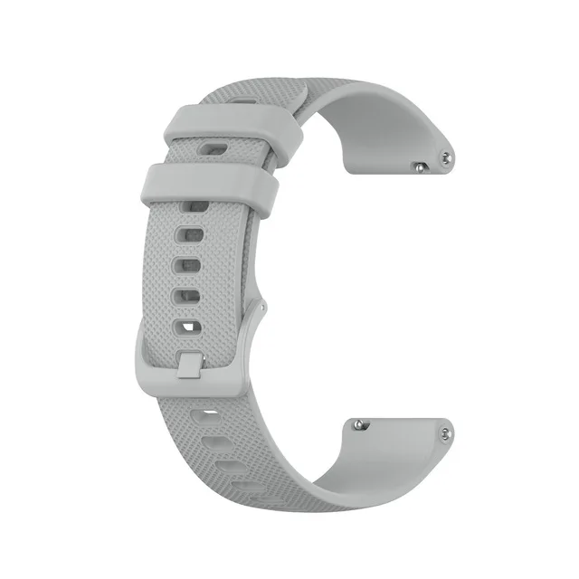 Sporty 20mm Silicone Watch Strap with Velcro Band