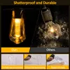 Solar String Lights Outdoor Waterproof,  10/30 Bulbs Shatterproof Bulbs Patio Lights With Remote 2 Lighting Modes LED Solar Pow 5