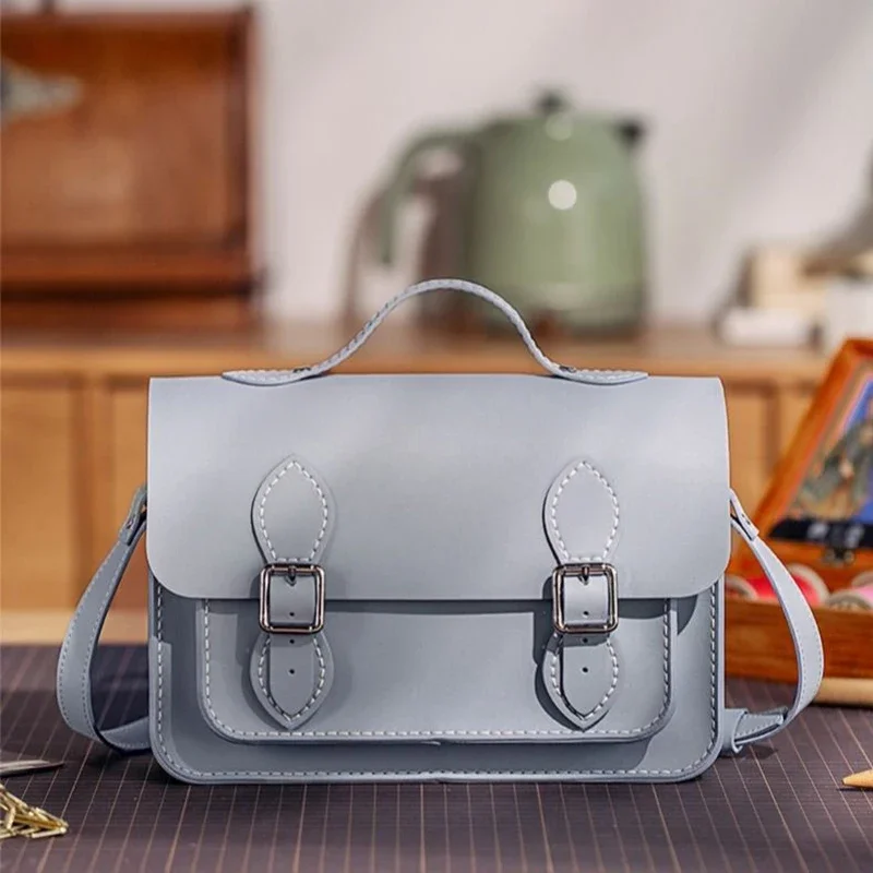 Women Shoulder Crossbody Bag Vintage Cambridge Messenger Bag Hand-stitched Self-made Diy Material Purses and Handbag women shoulder bag
