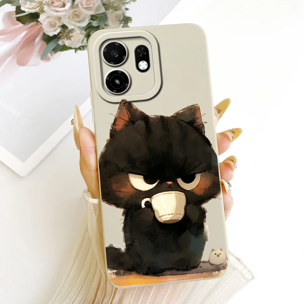 Luxury Floral Phone Case - Fashionable Silicone Cover with Cute Painted Design