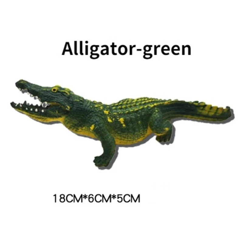 Forest Simulation Crocodile Lizard Model Soft Rubber Reptile Early Childhood Education Cognitive Props Halloween Funny Toys 4