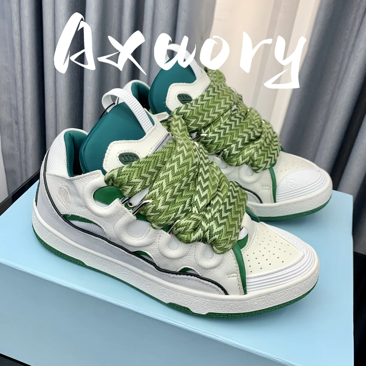 Men's Casual Shoes Women's Casual shoes  Sneakers Winter Style Thick Tongue Design Colored Shoelaces