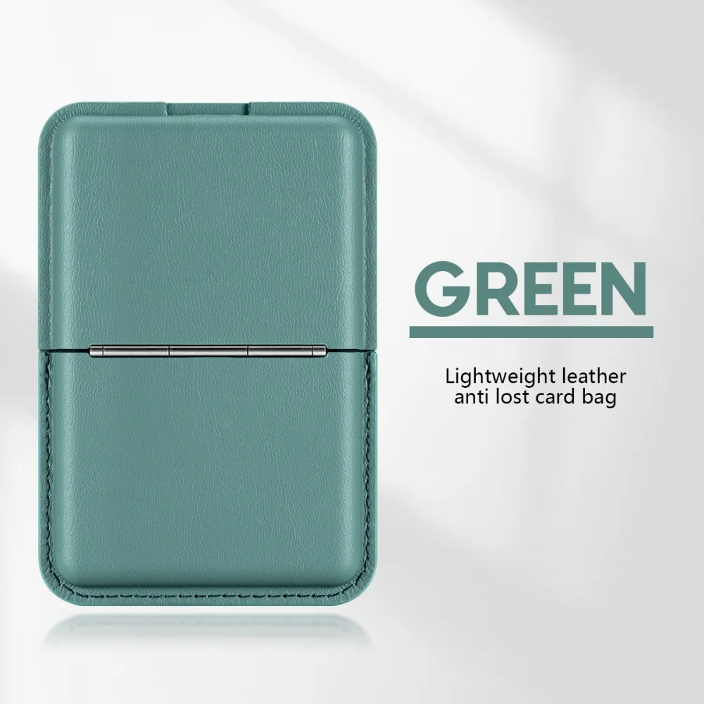 Luxurious Antilost Magnetic Leather Wallet Case with Card Holder