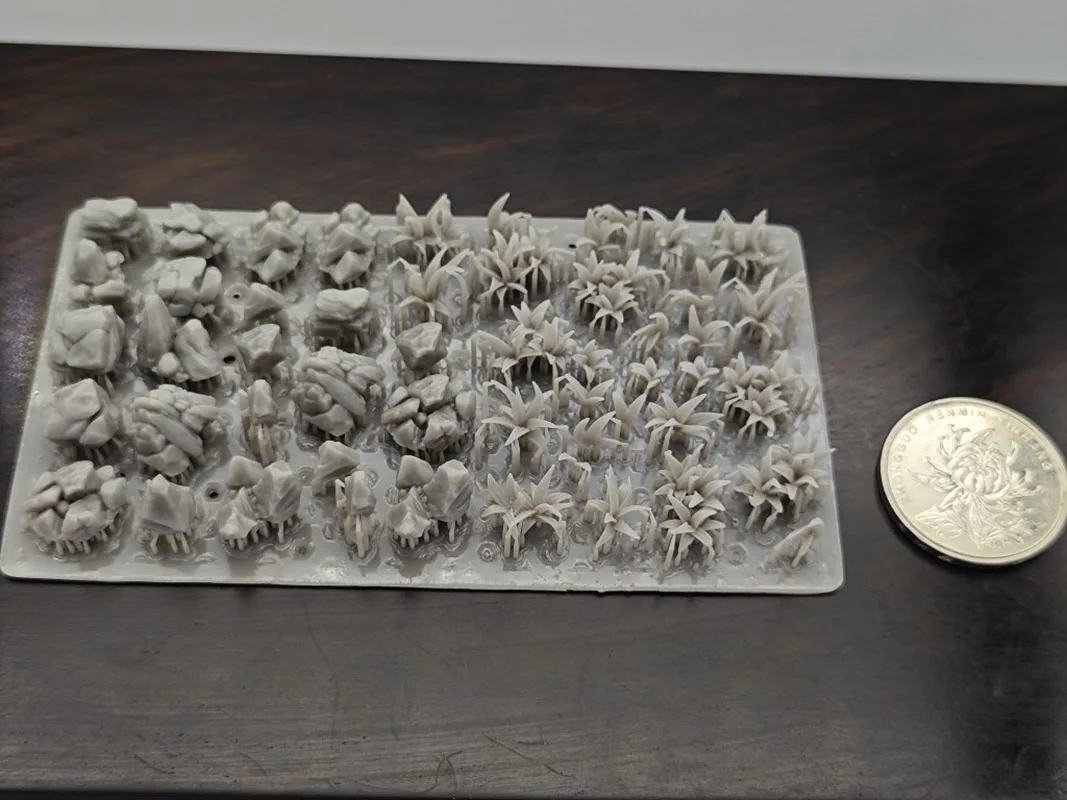 1/35 1/24 Scene Accessories Gravel and Grass Abandoned pipeline Flame effect parts 3D Printing Resin Accessories Fantasy Scene 3