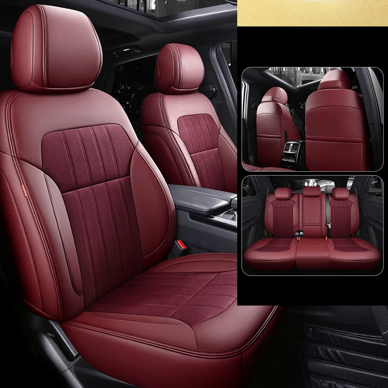 thumbnail image 1 of Juego completo de fundas de asiento de coche de cuero NAPPA personalizadas para BMW X1 E84 2010 2011 2012 2013 2014, accesorios interiores impermeables, 1 of 5